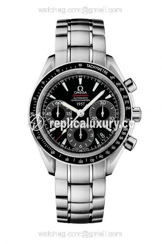 Omega Speedmaster Date 40 Stainless Steel / Black / Bracelet / 1957 Japan 323.30.40.40.01.001