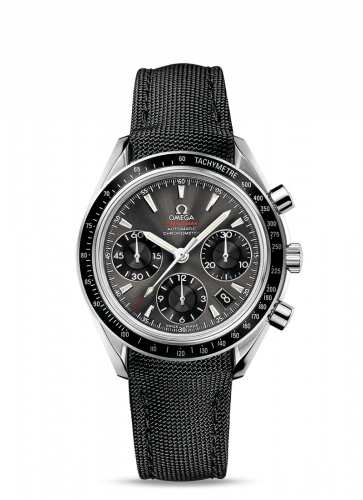 Omega Speedmaster Date 40 Stainless Steel / Grey / Codura 323.32.40.40.06.001