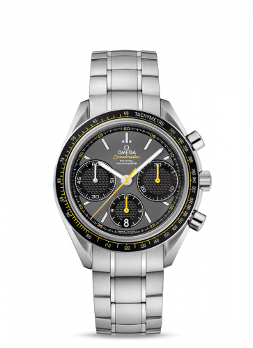 Omega Speedmaster Racing Co-Axial Chronograph Stainless Steel / Grey-Yellow / Bracelet 326.30.40.50.06.001