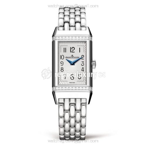 Jaeger-LeCoultre Reverso One Stainless Steel / Diamond / White / Bracelet 3288120