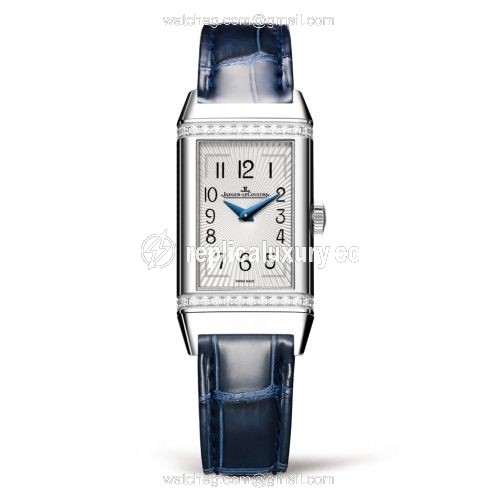 Jaeger-LeCoultre Reverso One Stainless Steel / Diamond / White / Alligator 3288420