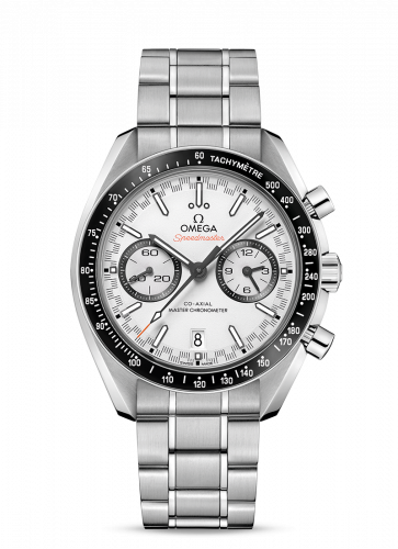 Omega Speedmaster Racing Master Co-Axial Stainless Steel / White / Bracelet 329.30.44.51.04.001