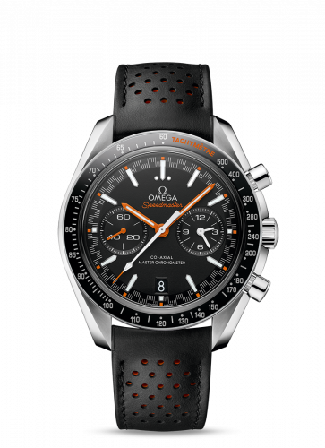 Omega Speedmaster Racing Master Co-Axial Stainless Steel / Black / Orange / Strap 329.32.44.51.01.001