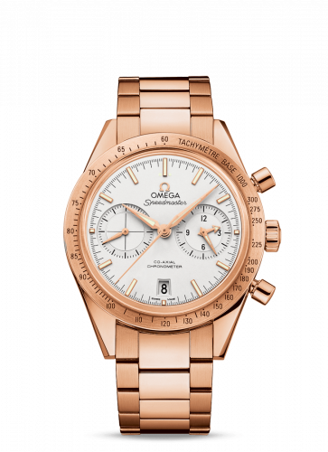 Omega Speedmaster 57 Co-Axial Red Gold / Silver / Bracelet 331.50.42.51.02.002