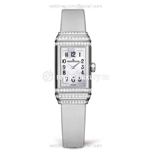 Jaeger-LeCoultre Reverso One Jewellery White Gold / MOP / Satin 3363402