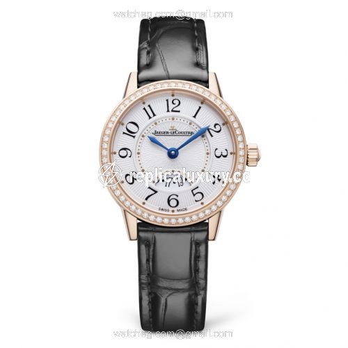 Jaeger-LeCoultre Rendez-Vous Date Small Quartz Pink Gold / Diamond / Silver / Alligator 3402530