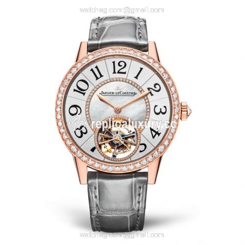 Jaeger-LeCoultre Rendez-Vous Tourbillon Pink Gold / MOP / Alligator 3412410