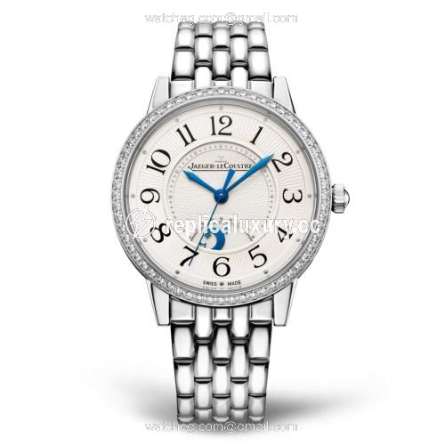 Jaeger-LeCoultre Rendez-Vous Night & Day Medium Stainless Steel / Diamond / Silver / Bracelet 3448130