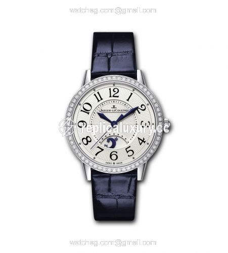 Jaeger-LeCoultre Rendez-Vous Night & Day Stainless Steel / Silver / Blue Alligator 3448420