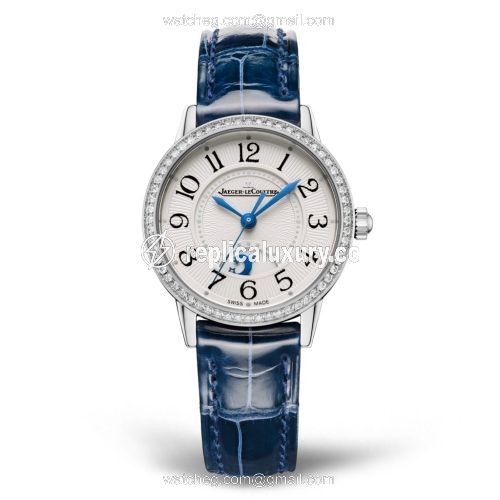 Jaeger-LeCoultre Rendez-Vous Night & Day Small Stainless Steel / Diamond / Silver / Alligator 3468430