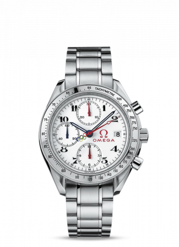 Omega Speedmaster Date 40 Stainless Steel / White / Bracelet / Olympic Timeless 3516.20.00