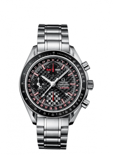 Omega Speedmaster Day-Date 39 Stainless Steel / Black Carbon / Bracelet / Michael Schumacher World Champion 3529.50.00