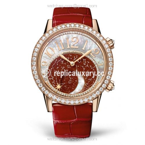 Jaeger-LeCoultre Rendez-Vous Moon Pink Gold / Diamond / MOP / Aventurine 3532490