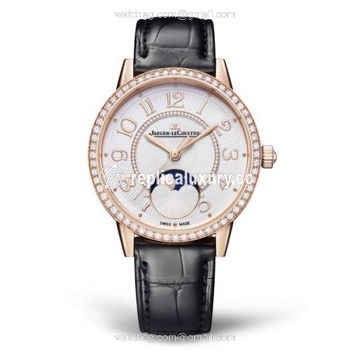 Jaeger-LeCoultre Rendez-Vous Moon Medium Pink Gold / Diamond / Silver 3572430