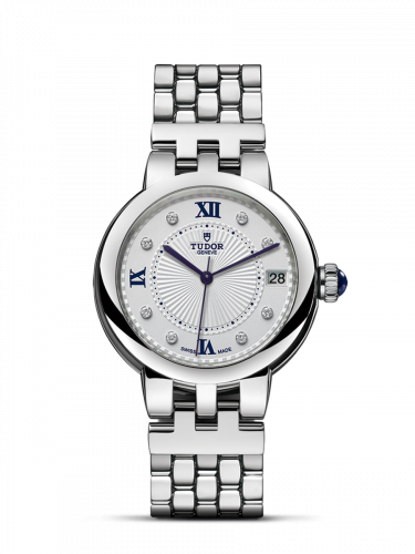 Tudor Clair de Rose 34 Stainless Steel / Silver-Diamond / Bracelet 35800-0004