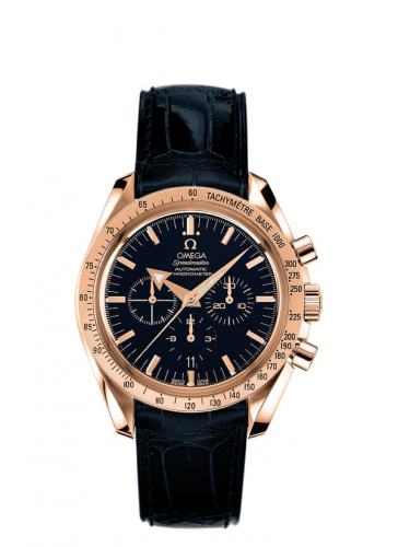 Omega Speedmaster Broad Arrow Red Gold / Blue 3653.80.33