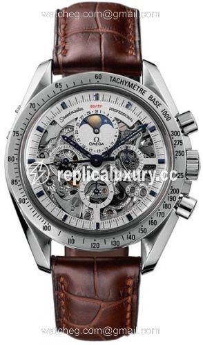 Omega Speedmaster Professional Moonphase Platinum / Skeleton 3688.30.32