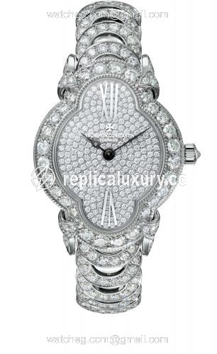 Vacheron Constantin Heures Creatives Romantique White Gold / Diamond / Diamond / Bracelet 37640/F02G-B021