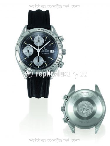 Omega Speedmaster Date 38 Stainless Steel / Black / Albertville Winter Olympics 3811.50.JO