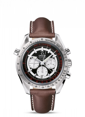 Omega Speedmaster Broad Arrow Co-Axial Rattrapante Stainless Steel / Inverted Panda 3882.51.37