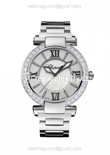 Chopard Imperiale 40 mm Stainless Steel / MOP / Diamond / Bracelet 388531-3004