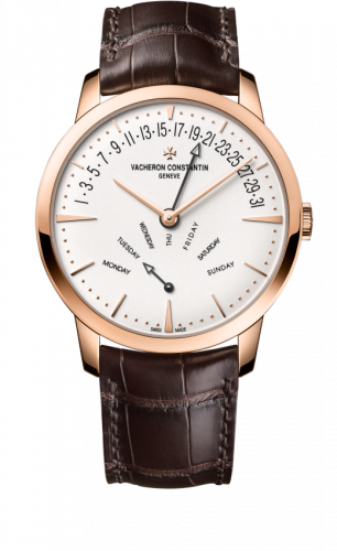 Vacheron Constantin Patrimony Retrograde Day-Date Pink Gold / Silver 4000U/000R-B110