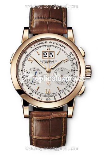 A. Lange & Sohne Datograph Rose Gold / Silver 403.032