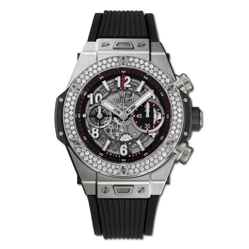 Hublot Big Bang Unico 45 Titanium / Diamonds / Black 411.NX.1170.RX.1104