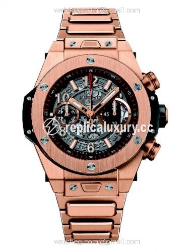 Hublot Big Bang Unico 45 King Gold / Bracelet 411.OX.1180.OX