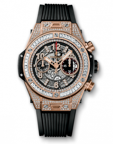Hublot Big Bang Unico 45 King Gold / Jewelry / Black 411.OX.1180.RX.0904