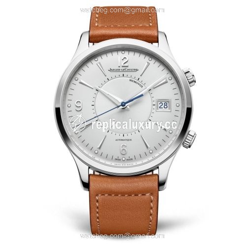 Jaeger-LeCoultre Master Control Memovox Stainless Steel / Silver / Calf 4118420