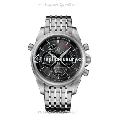 Omega De Ville Co-Axial 44 Chronoscope Rattrapante II Stainless Steel / Grey / Bracelet 422.10.44.51.06.001