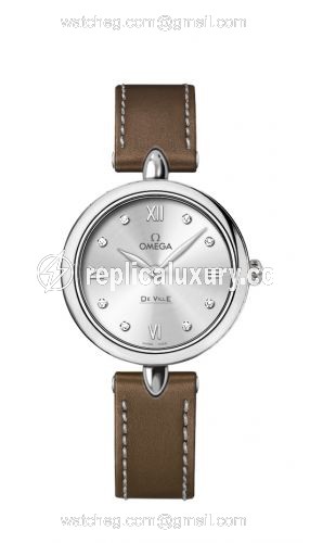 Omega De Ville Prestige Dewdrop Quartz 27.4 Stainless Steel / Silver 424.12.27.60.52.001