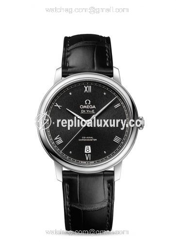 Omega De Ville Prestige Co-Axial 39.5 Stainless Steel / Black Sunburst 424.13.40.20.01.002