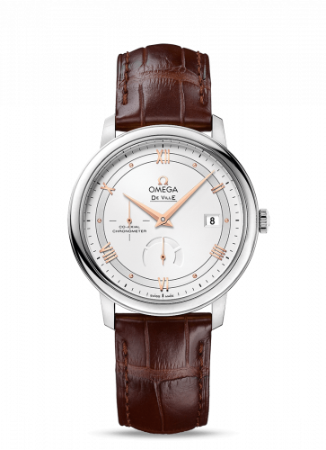 Omega De Ville Prestige Co-Axial 39.5 Power Reserve Stainless Steel / Vintage Silver 424.13.40.21.02.002
