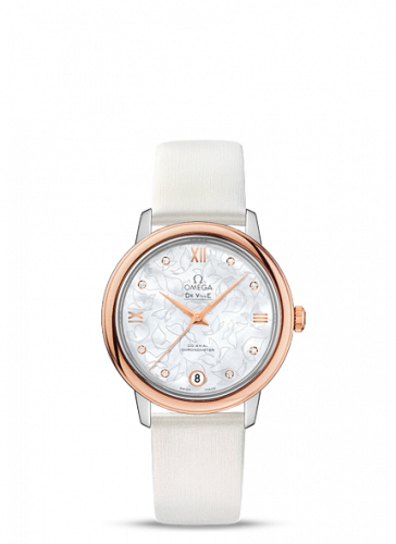 Omega De Ville Prestige Co-Axial 32.7 Stainless Steel / Red Gold / MOP Butterfly 424.22.33.20.55.001