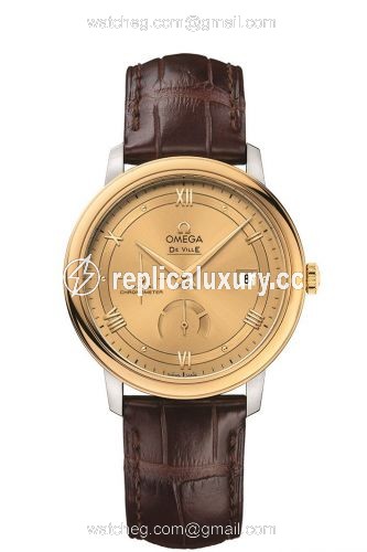 Omega De Ville Prestige Co-Axial 39.5 Power Reserve Vintage Stainless Steel / Yellow Gold / Champagne 424.23.40.21.58.001 Proto
