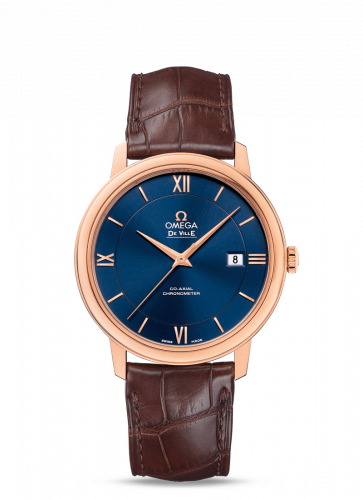 Omega De Ville Prestige Co-Axial 39.5 Red Gold / Blue 424.53.40.20.03.002