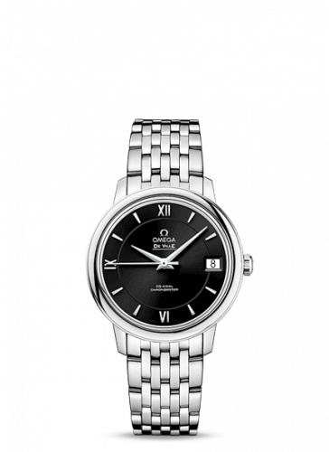 Omega De Ville Prestige Co-Axial 32.7 Stainless Steel / Black / Bracelet 424.10.33.20.01.001