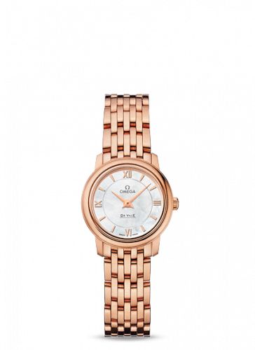 Omega De Ville Prestige Quartz 24.4 Red Gold / MOP / Bracelet 424.50.24.60.05.002