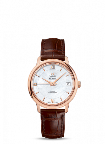 Omega De Ville Prestige Co-Axial 32.7 Red Gold / MOP 424.53.33.20.05.001