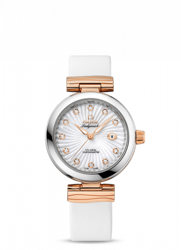 Omega LadyMatic Co-Axial 34 Stainless Steel / Red Gold / MOP 425.22.34.20.55.001
