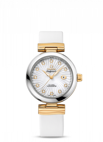 Omega LadyMatic Co-Axial 34 Stainless Steel / Yellow Gold / MOP 425.22.34.20.55.002