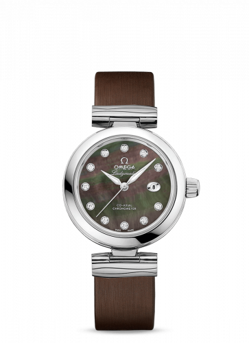 Omega LadyMatic Co-Axial 34 Stainless Steel / Brown MOP 425.32.34.20.57.004