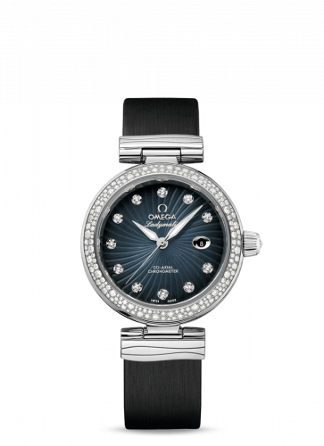 Omega LadyMatic Co-Axial 34 Stainless Steel / Diamond / Blue 425.37.34.20.56.001