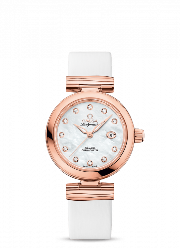 Omega LadyMatic Co-Axial 34 Sedna Gold / MOP 425.62.34.20.55.004