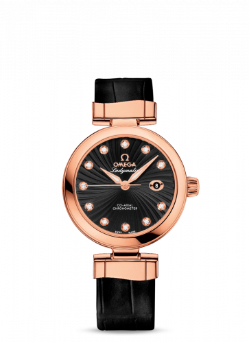 Omega LadyMatic Co-Axial 34 Red Gold / Black 425.63.34.20.51.001