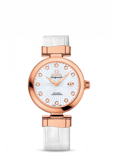 Omega LadyMatic Co-Axial 34 Red Gold / MOP 425.63.34.20.55.001