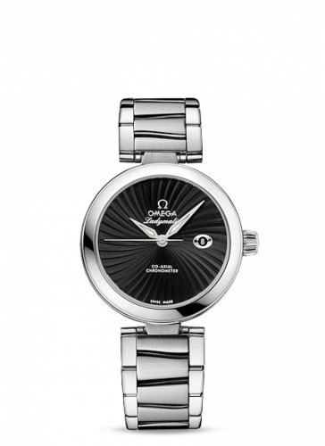 Omega LadyMatic Co-Axial 34 Stainless Steel / Black / Bracelet 425.30.34.20.01.001