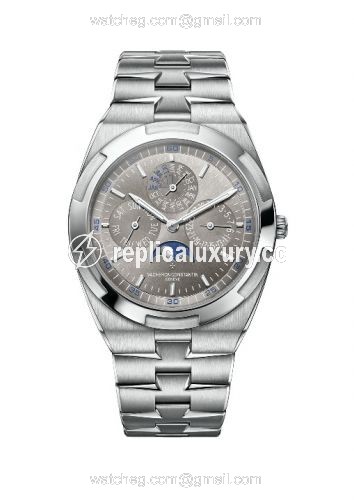 Vacheron Constantin Overseas Ultra-Thin Perpetual Calendar White Gold / Grey / Bracelet 4300V/120G-B102